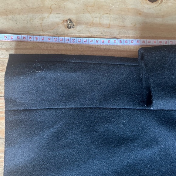 AllSaints Italian Cloth Coat with Pony Hair Trim - Size UK 6/US 2 - Picture 8 of 10